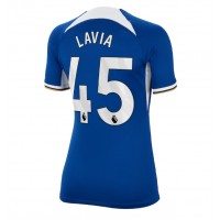 Chelsea Romeo Lavia #45 Hjemmedrakt Dame 2023-24 Kortermet